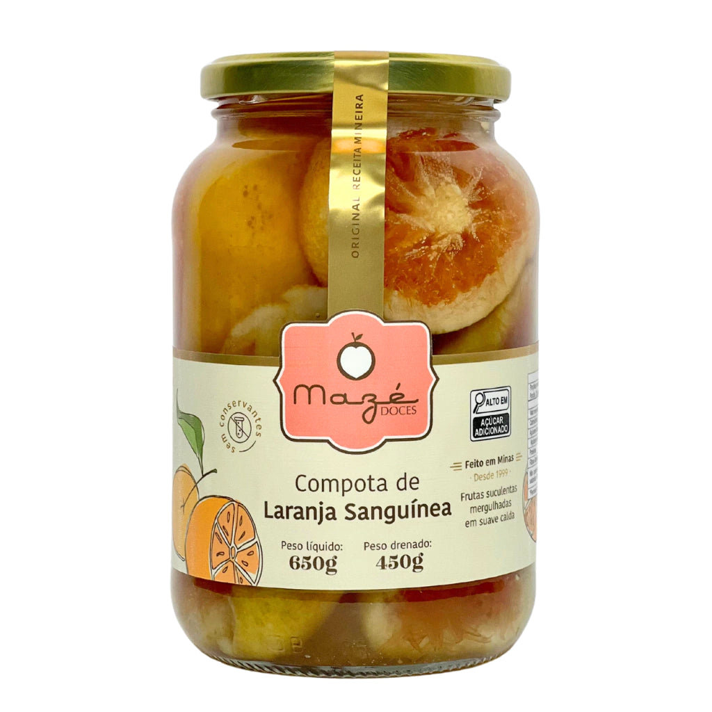 Compota de laranja sanguinea 650 g