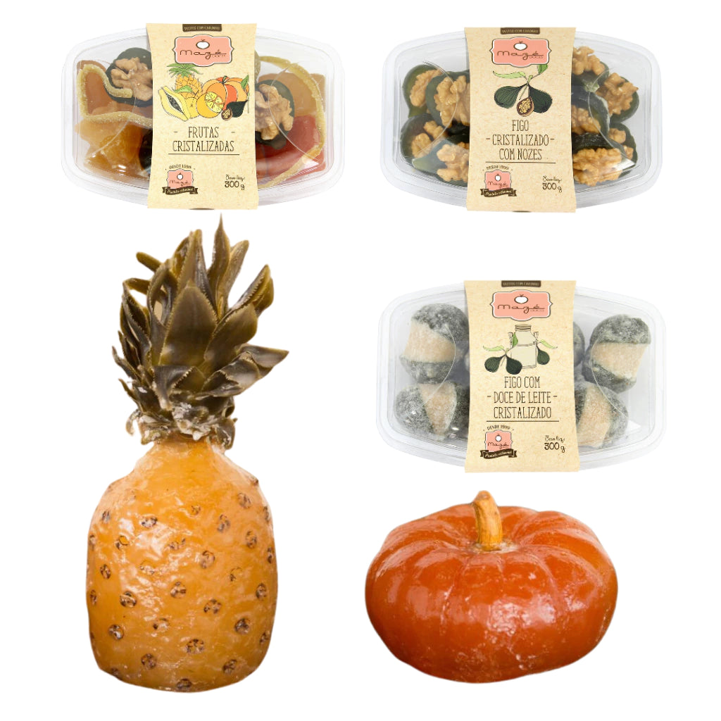 Mix de frutas cristalizadas inteiras