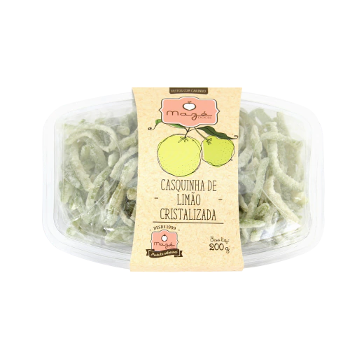 Casquinha de limão cristalizada 200 g