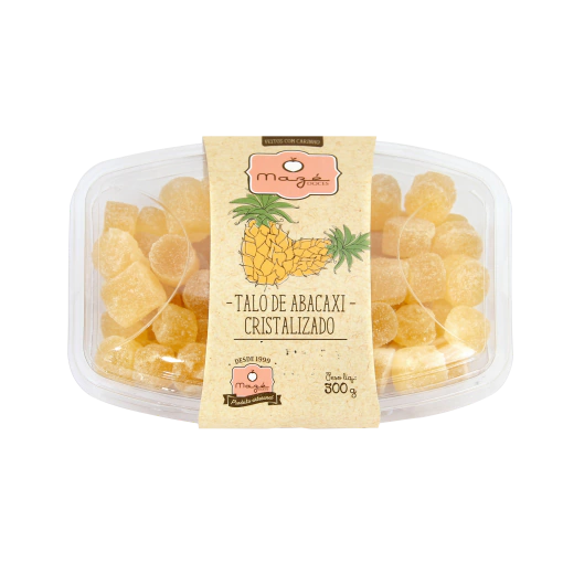 Talo de abacaxi cristalizado 300g ou 450g